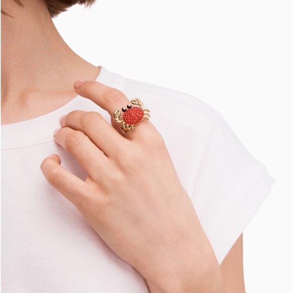 kate spade Jewelry Kate Spade Shore Thing Crab Ring Poshmark